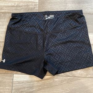 Black Under Armour 2.5” Workout Shorts Medium